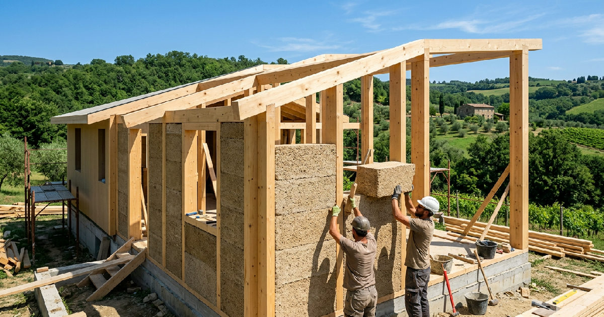 Bioarchitettura e materiali naturali per ristrutturare green nel 2026