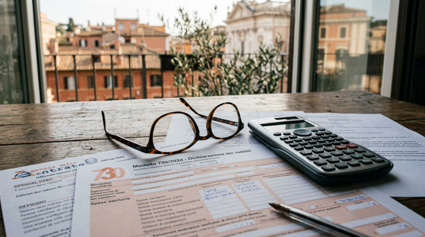 Occhiali da vista e documenti fiscali per detrazioni sanitarie