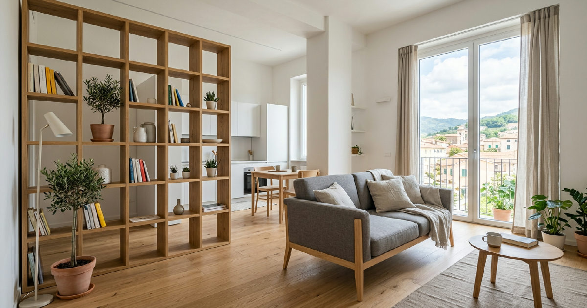 Come arredare un monolocale con idee furbe per lo spazio