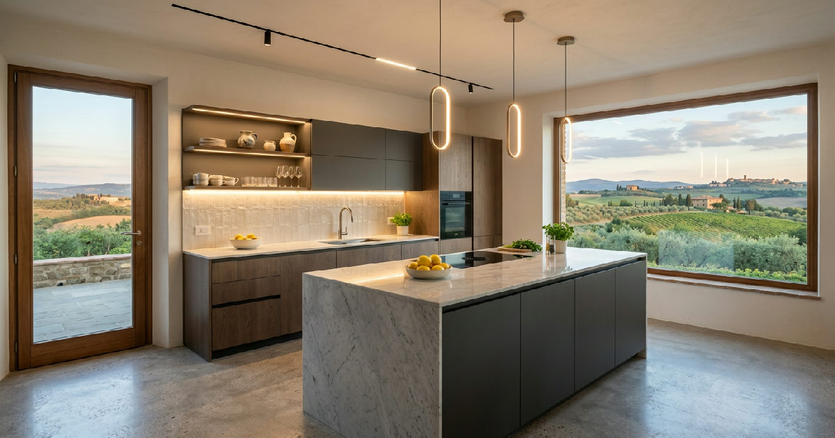 Come illuminare la cucina nel 2026: guida tecnica tra estetica e funzionalità