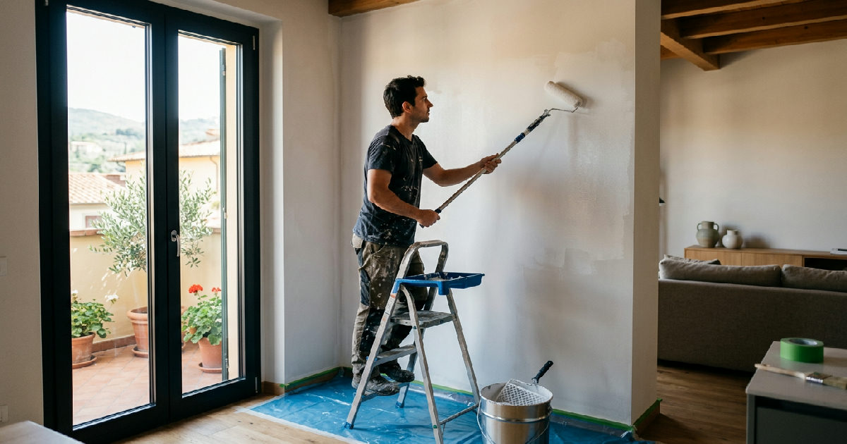 Come imbiancare casa da soli: guida completa per un risultato top