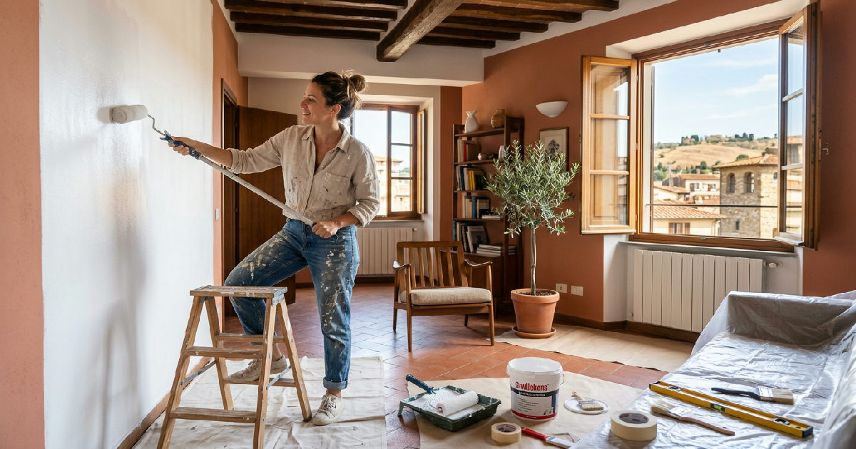 Come imbiancare casa da soli: guida pratica e segreti del mestiere