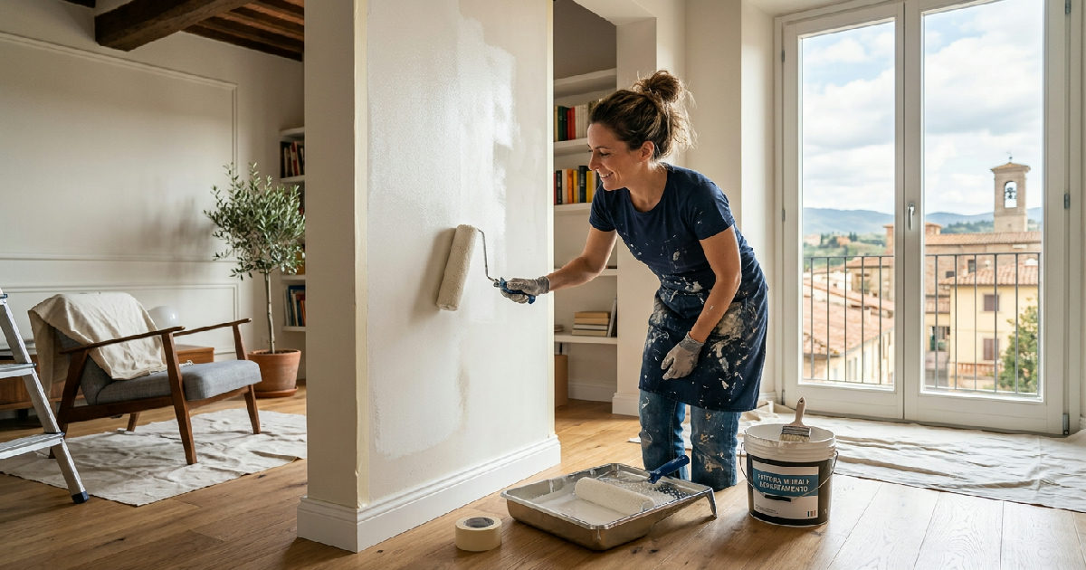 Come imbiancare casa da soli: guida completa per un risultato top