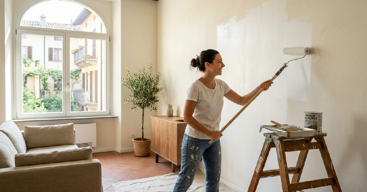 Come imbiancare casa da soli: guida completa per un risultato top