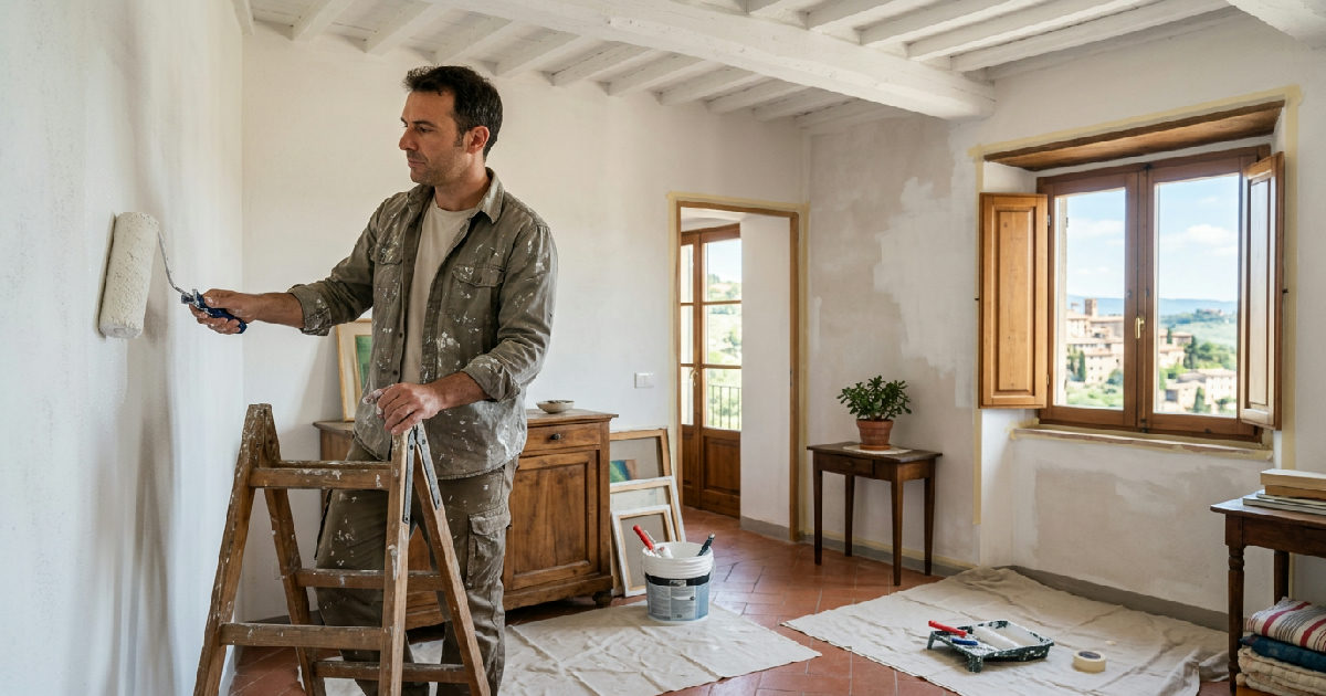 Come imbiancare casa da soli: guida pratica e segreti del mestiere