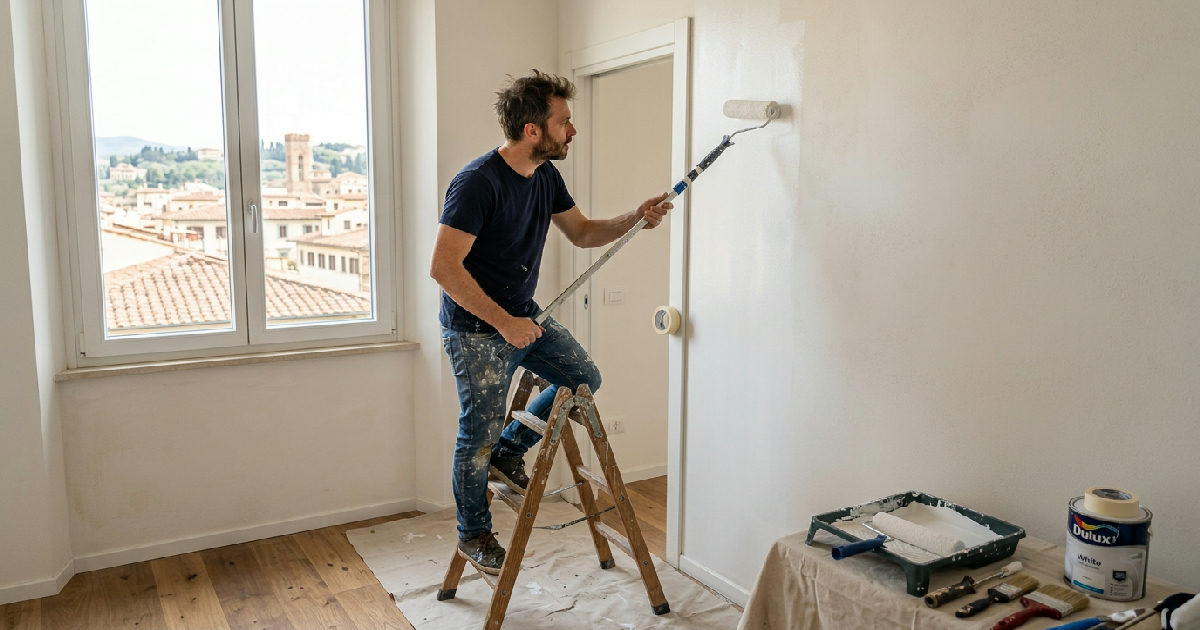 Come imbiancare casa da soli: guida completa per pareti perfette