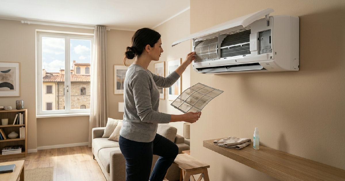 Come pulire i filtri del condizionatore: risparmio in bolletta