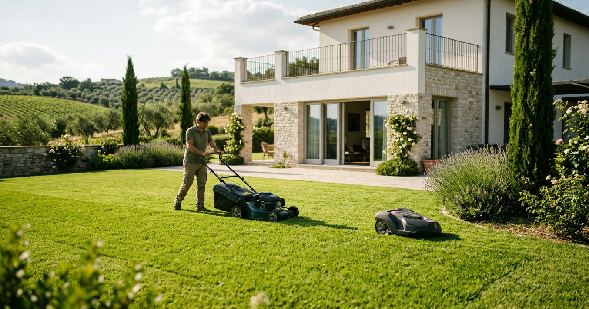 Come scegliere il tagliaerba giusto: guida tra manuale e robot