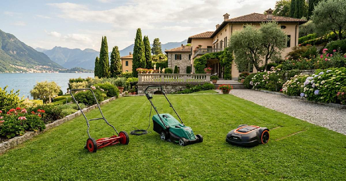 Come scegliere il tagliaerba giusto tra manuale, elettrico o robot