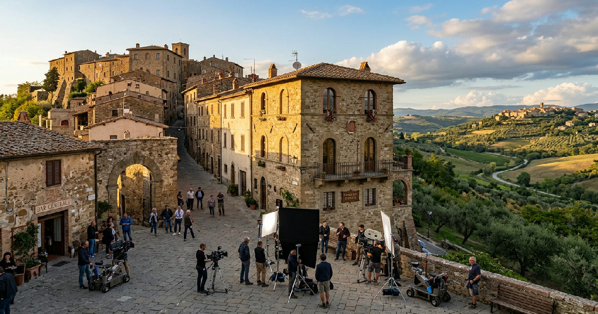 Cineturismo e mercato immobiliare: l’impatto delle produzioni internazionali sui borghi italiani
