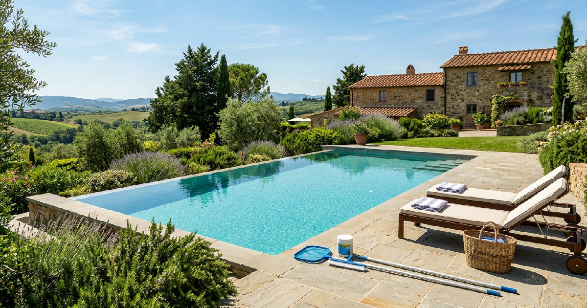 Manutenzione piscina: tutto quello che devi fare stagione per stagione