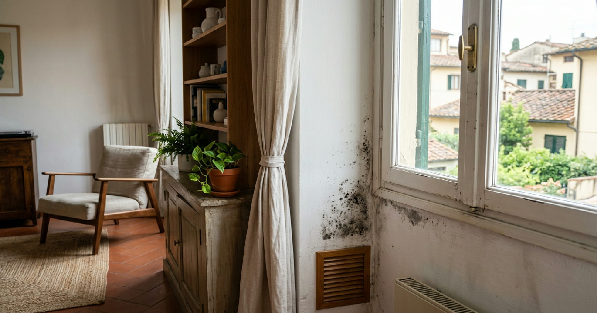Muffa in casa: cause, rimedi naturali e consigli degli esperti