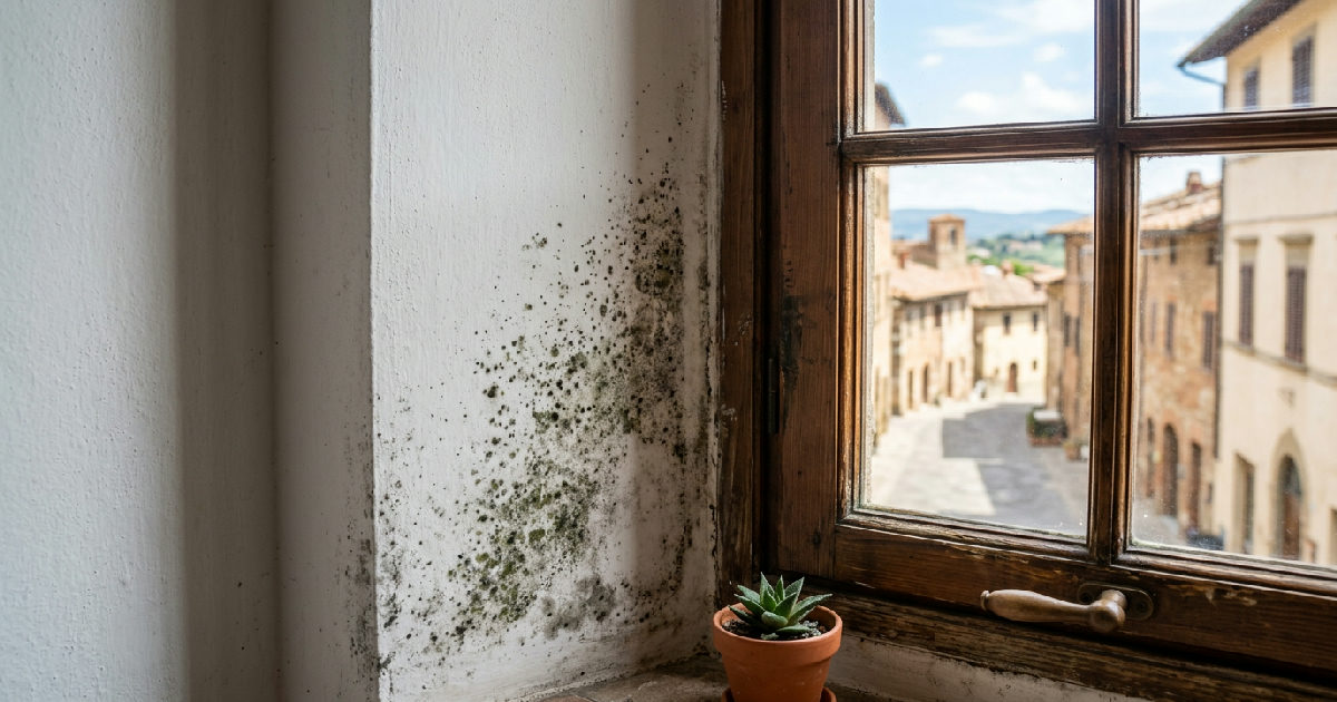 Muffa in casa: cause, rimedi naturali e quando chiamare esperti