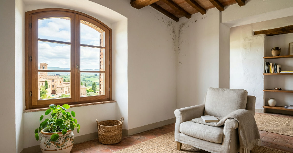 Muffa in casa: cause, rimedi naturali e consigli degli esperti