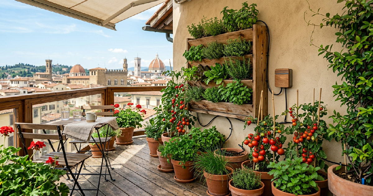 Orto sul balcone: cosa piantare mese per mese nel 2026