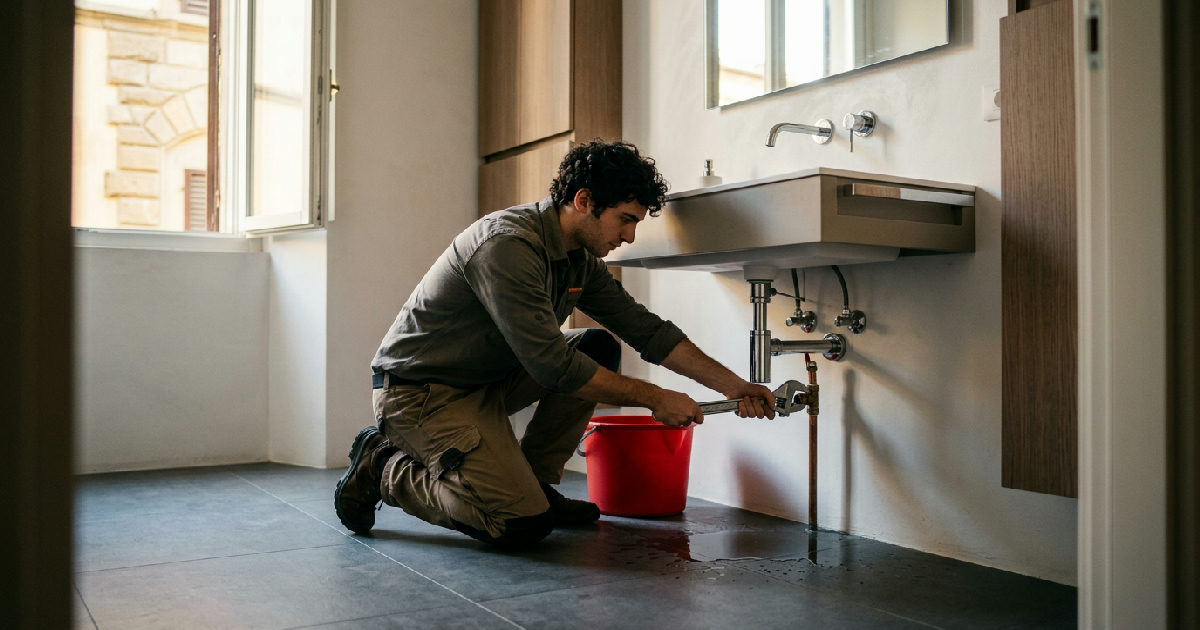 Perdita d'acqua in casa: guida tecnica alle procedure d'emergenza
