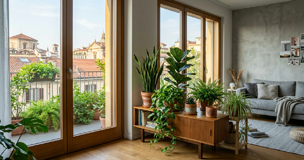 Piante da appartamento per purificare l'aria e vivere meglio