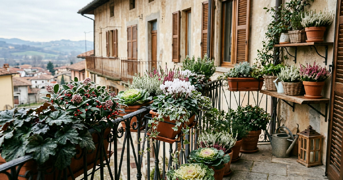 Piante da balcone resistenti al freddo: scegli il verde invernale