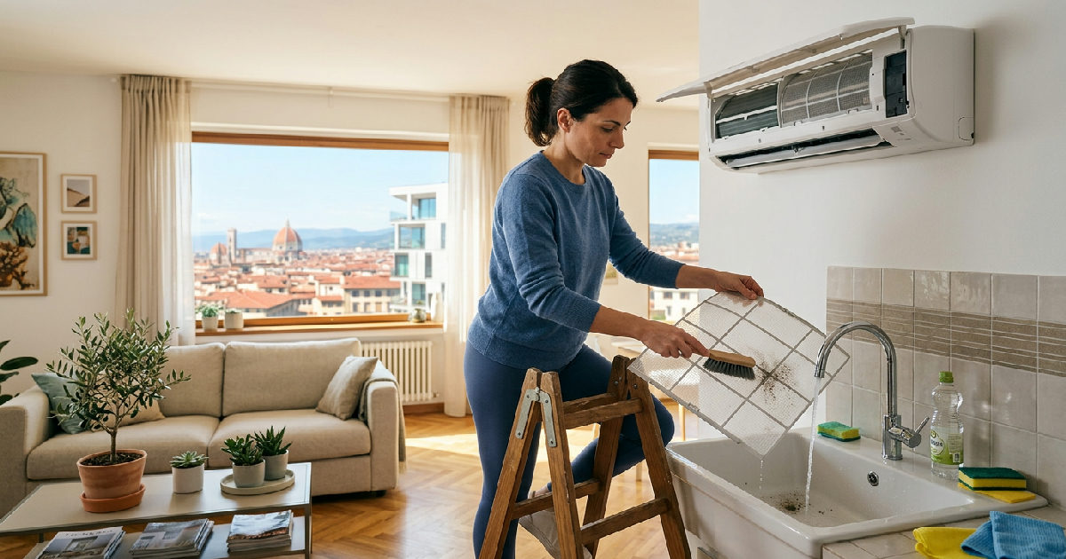 Come pulire i filtri del condizionatore e risparmiare in bolletta