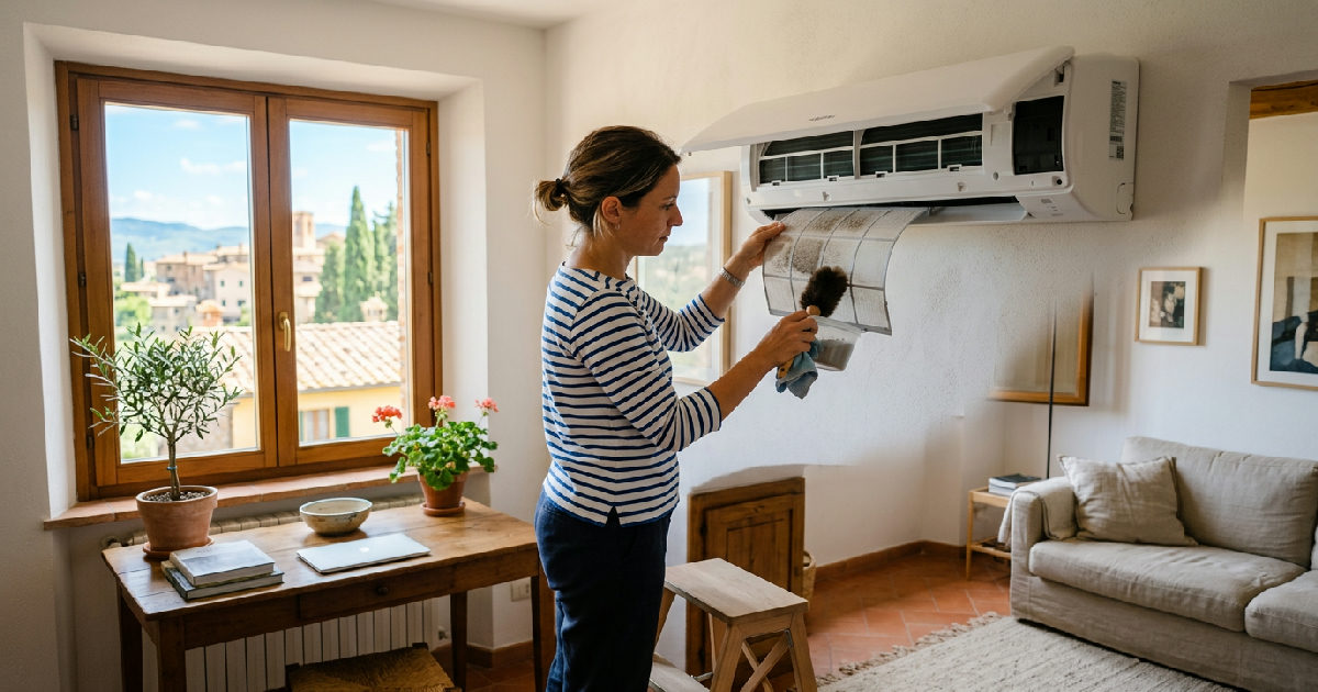 Come pulire i filtri del condizionatore e risparmiare sulla bolletta