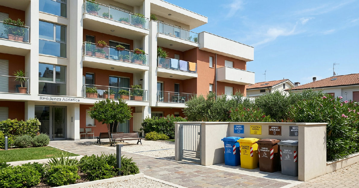 Raccolta differenziata in condominio: regole e sanzioni a Pescara