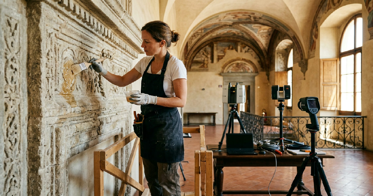 Restauro edifici storici con tecniche sostenibili e bio-gel