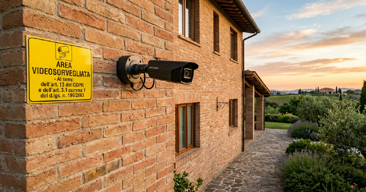 Telecamere sorveglianza e privacy: guida completa per B&B e case
